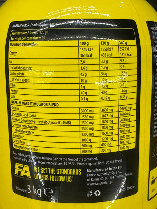 NAPALM MASS 3kg